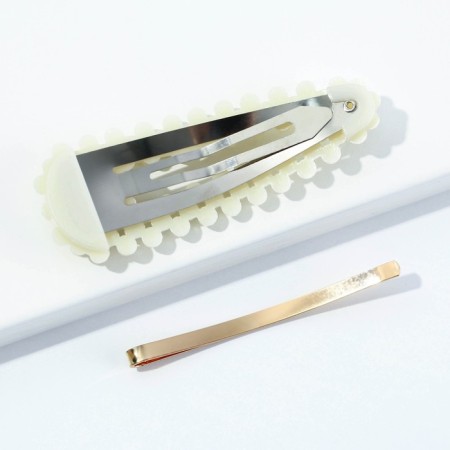 Hair hairpins with love, 2 pcs, 8 x 12 cm-1