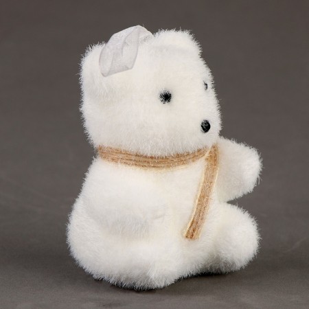 Foam toy "White Bears", 8 cm-1