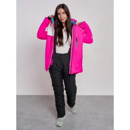 Ski costume is women's winter, size 48, pink color-13