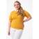 Female jumper, size 54, mustard color