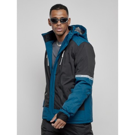 Male winter ski costume, size 48, black color-7