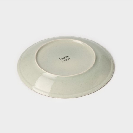 Plate Pearl, d = 27 cm, mint color, porcelain-3