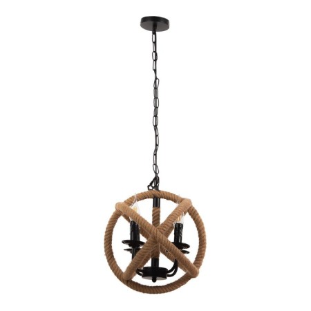 Bayerlux chandelier "Weaving" 4x40W E27 Black 40x40x140 cm