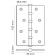 Steel Universal Steel MS 100x70x2.5-4BB BL, 1pcs, Black