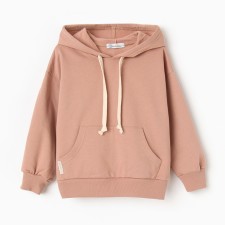 Sweatshirt for girls comb, beige color, height 98