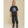 Pants for girls, height 104 cm, black color