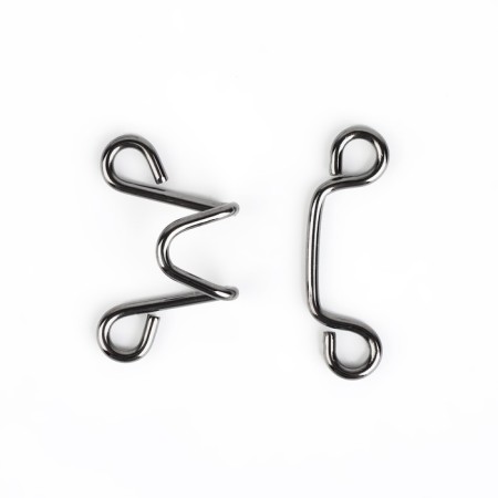 A hook for narrowing the belt, 1 pc = 10 parts, 5 × 5 cm, black color-2