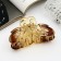 Hair crab "gloss" bends luxury, 8 cm, mix