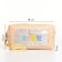 Lightning cosmetic bag, beige color