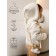 Sweater Children's Knitted Amarobaby Brush, height 86 cm, milk color