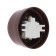 BYLLECTRICA socket Retro RA16-0202, 16A, one, external, with salary, without cover, IP20, brown.