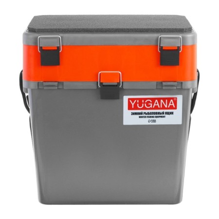 Winter Yugana Box two-section, gray-orange color-1
