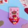 Hair gum "Melody" (set 2 pcs) Cherries, 3.5 cm, pink