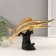 Souvenir Polystone "Sword-Ryba Golden with Patterns" 32x8.5x20 cm