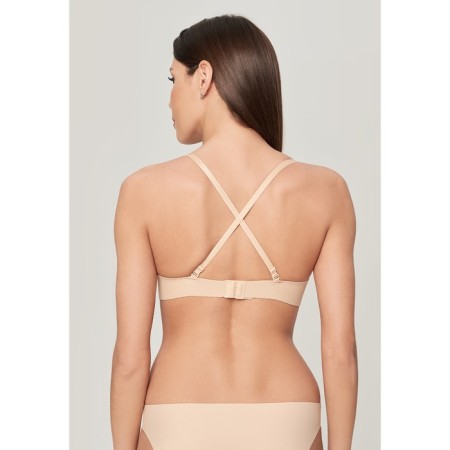 Women's bracket PEONY, size 70A, beige color-3