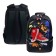 School backpack, 37 x 26 x 13 cm, ergonomic back, calligrata with "sneakers"