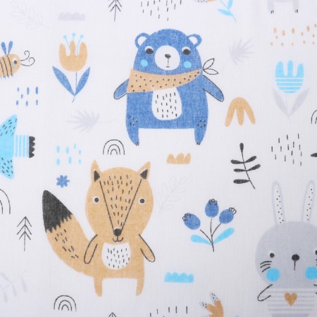 Sitzovaya diaper 75x120 cm, bear 80g/m, cotton 100%-1