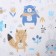 Sitzovaya diaper 75x120 cm, bear 80g/m, cotton 100%
