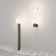 Landscape Light Outdoor O598FL-01B, 1x60W, 20x20x80 cm, E27, black color