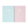 Notebook Gift Book on the comb 80l, line, color block, PVC cover 3D Bear (17.6x13.5cm) 105