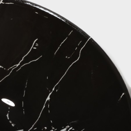 Glass Glass Daulay "Marble Black", 740 ml, 18 × 4.5 cm-6