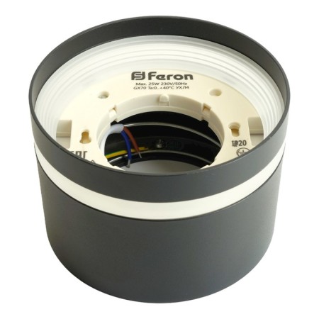 Ceiling light Feron HL372, IP20, GX70, 25 W, 115x115x80 mm, black color black-5