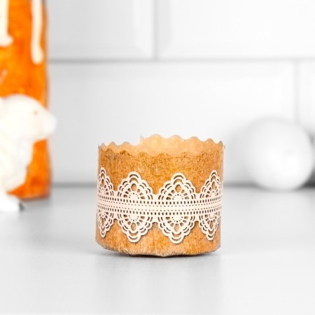 Paper form for cupcake, muffins and kulich "Rustik" 60x45 mm, mix-2