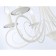 Suspended chandelier Ambrella Light, Modern, TR9611, 6HE14, white color