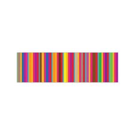 Textile bag “Strict rainbow”, for storing things and toys, size 33x37 cm, 26.5 liters-1