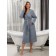 Women's waffle bathrobe pandahug oRNELLA, size 44-46, color gray