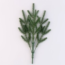 The spruce branch is green, size: 44 × 26 cm, 1 pc.