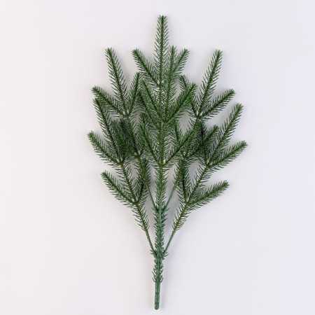 The spruce branch is green, size: 44 × 26 cm, 1 pc.