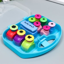 A set of curly holes in the chest for processing the edge, 10 pcs mix