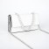 A chain for a bag, plastic, 17 × 23 mm, 120 cm, white color