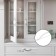 Cappio RSC040 handle, m/o 192 mm, white color, 4 pcs.