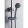 Shower column Bravat Opal R with a shower mixer (upper shower of a round shape)