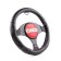 AutoProfi steering wheel, eco-leather steering, 9 cm girth, bang, size m, 37-39 cm