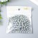 Beads for creativity tree "Gray" D-0.8 cm, set of 20 g