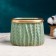 Pot "Elegy" green 12x9cm, 0.6 l, d-9.5,