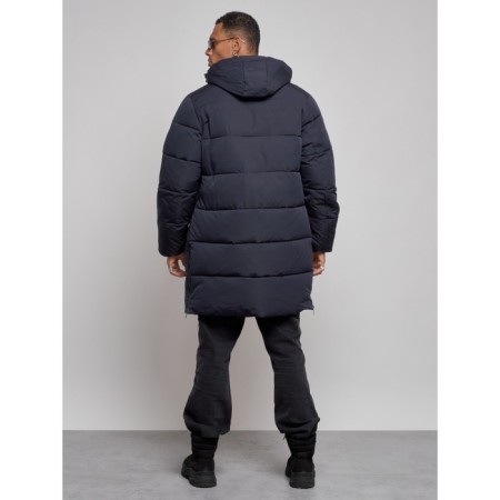 Lengered male winter, size 56, dark blue color-3
