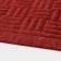 Rug giving moisture -drinking share, without edging, 38 × 58 cm, red color red