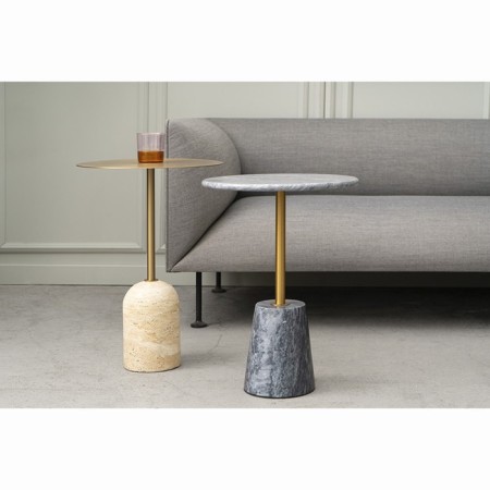 Coffee table Gryd, 400 × 400 × 540 mm, gray color-9