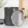 Container for separating oil and broth, with a sieve, 19 × 16 × 17.5 cm, anti -stick coating