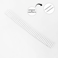 Solomon watch strap, 16 mm, metal, L-15 cm, studs in the kit