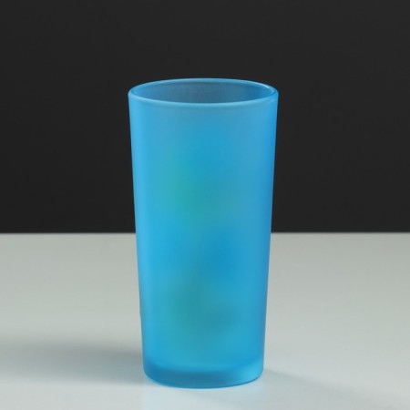 Set for juice with tray "Calla" art painting, 6 glasses 1250/200 ml, blue-6