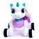 Robot Unicorn "My Favorite Peteum" IQ Bot, on the control panel, interactive: sound, sensory, on the battery, purple
