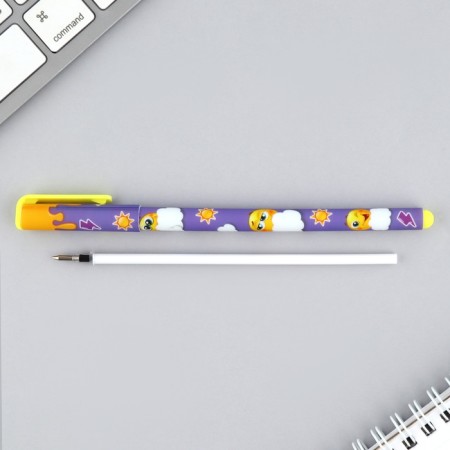 Handle joke Blood blue paste "Smile", 0.7 mm-5