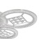 Causteen with PDU 1529/6wt LED 120W 3000-6000k Dimmer white 60x60x10 cm Bayerlux