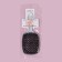 The comb is massage, wide, ventilated, 20.5 × 8.5 cm, black color/transparent