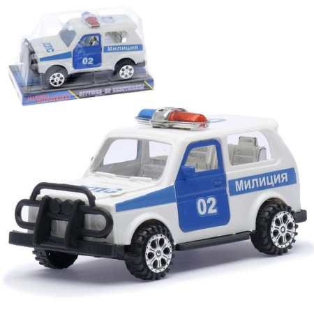 The inertial "police" machine, doors open